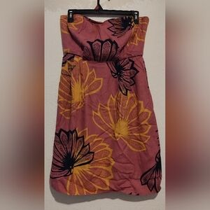 Sarah lavender strapless dress